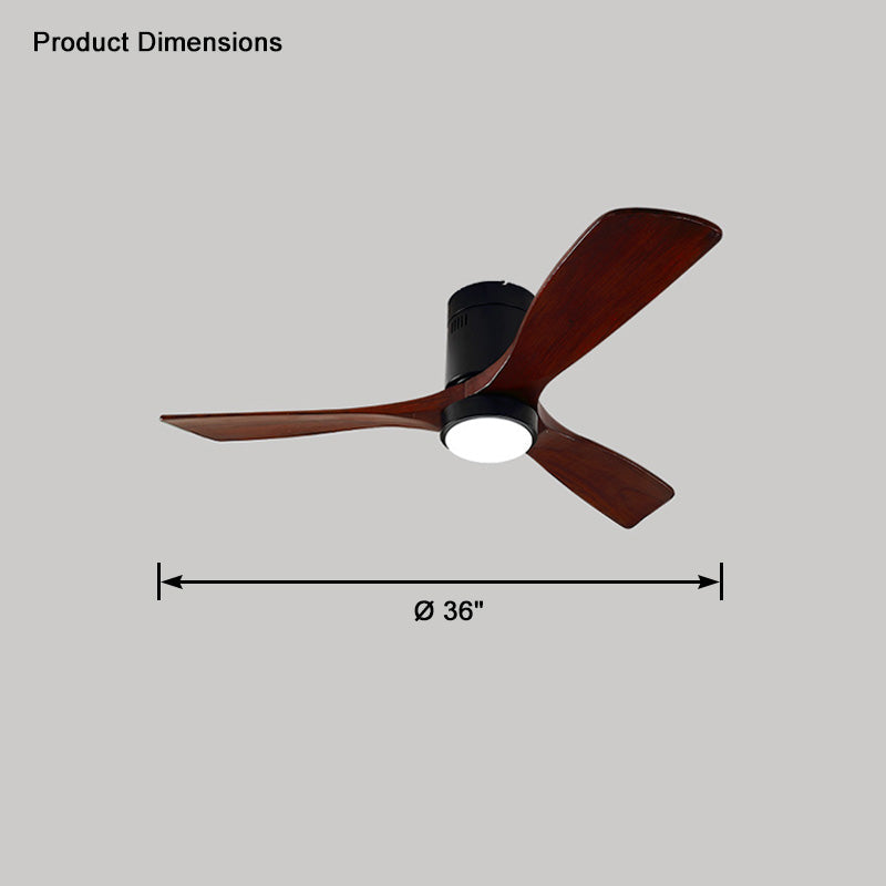 WOMO Ventilateur de plafond bas 3 Pales-WM5067