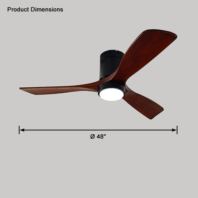 WOMO Ventilateur de plafond bas 3 Pales-WM5067