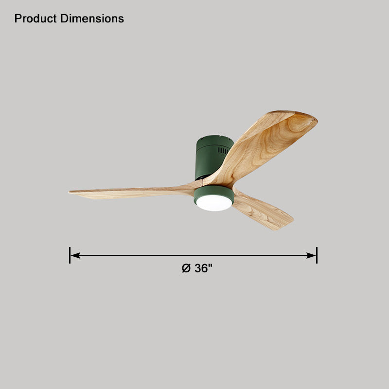 WOMO Ventilateur de plafond bas 3 Pales-WM5067