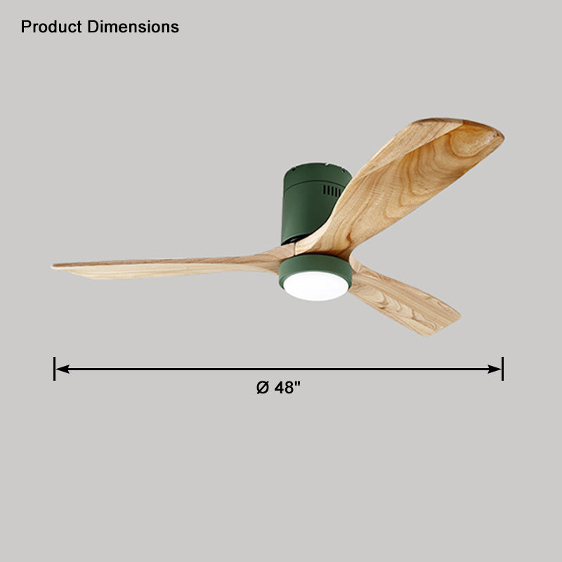 WOMO Ventilateur de plafond bas 3 Pales-WM5067