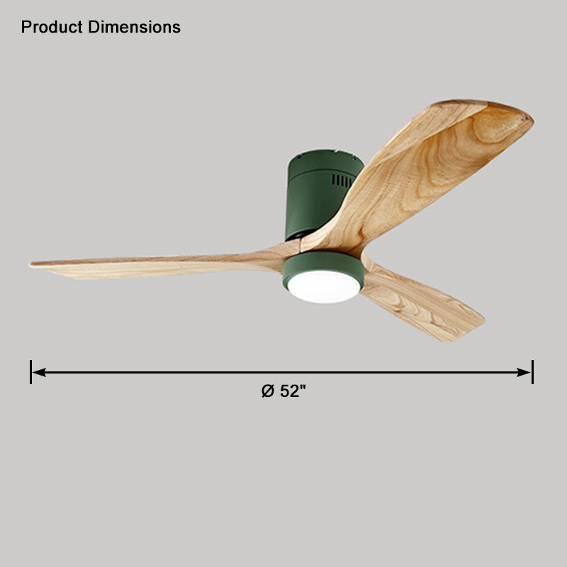 WOMO Ventilateur de plafond bas 3 Pales-WM5067