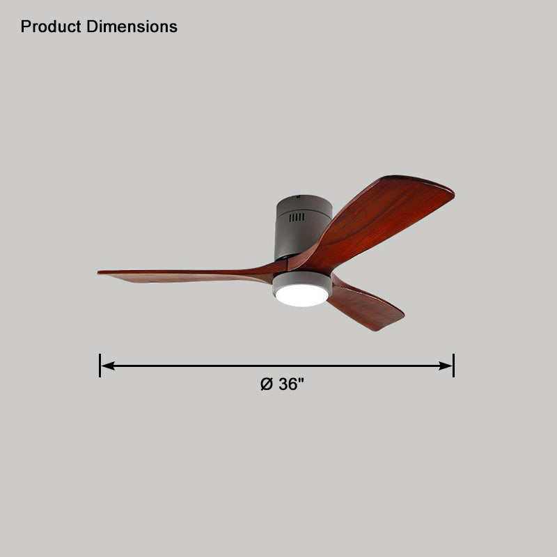 WOMO Ventilateur de plafond bas 3 Pales-WM5067