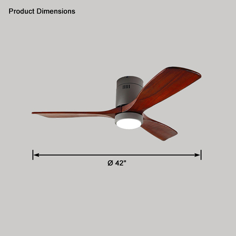 WOMO Ventilateur de plafond bas 3 Pales-WM5067