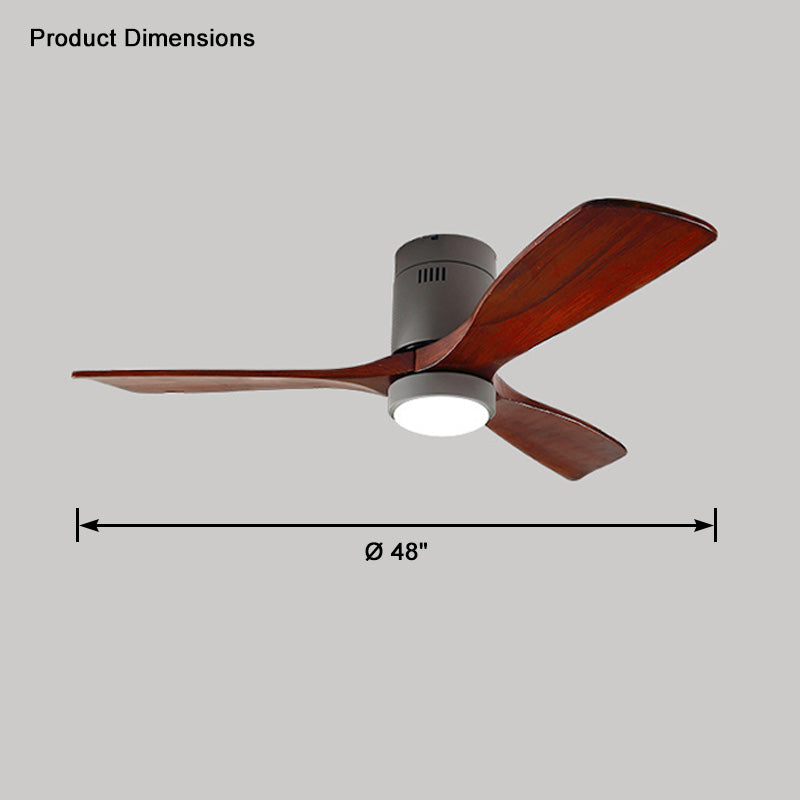 WOMO Ventilateur de plafond bas 3 Pales-WM5067