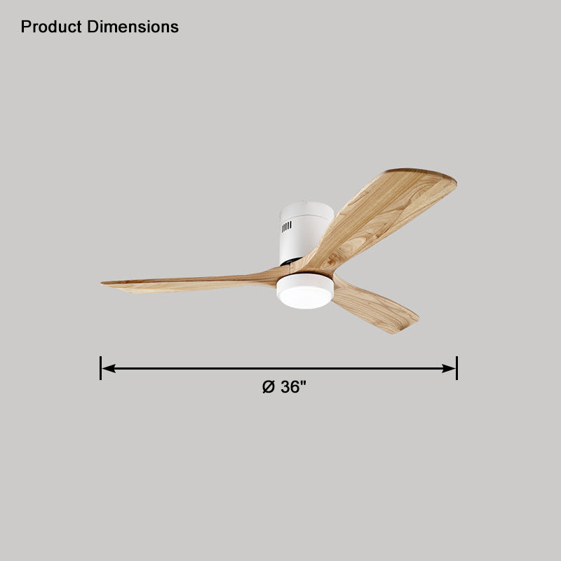 WOMO Ventilateur de plafond bas 3 Pales-WM5067