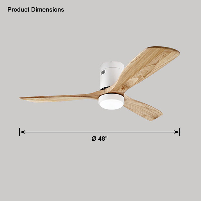 WOMO Ventilateur de plafond bas 3 Pales-WM5067