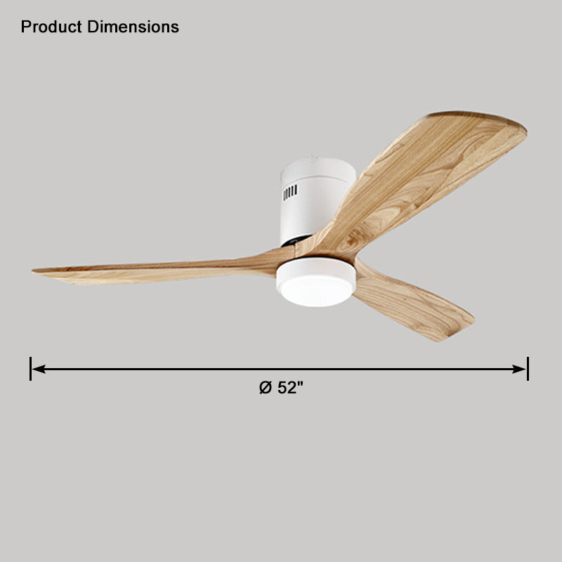 WOMO Ventilateur de plafond bas 3 Pales-WM5067
