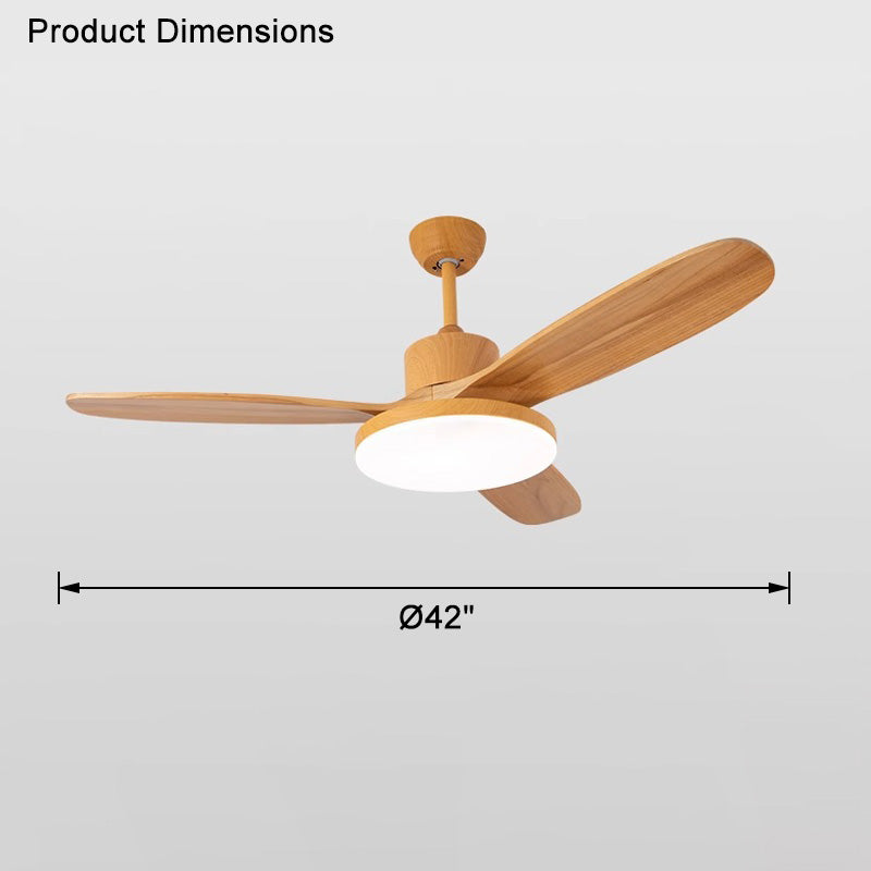 WOMO Ventilateur de plafond 3 Bois Pales-WM5090