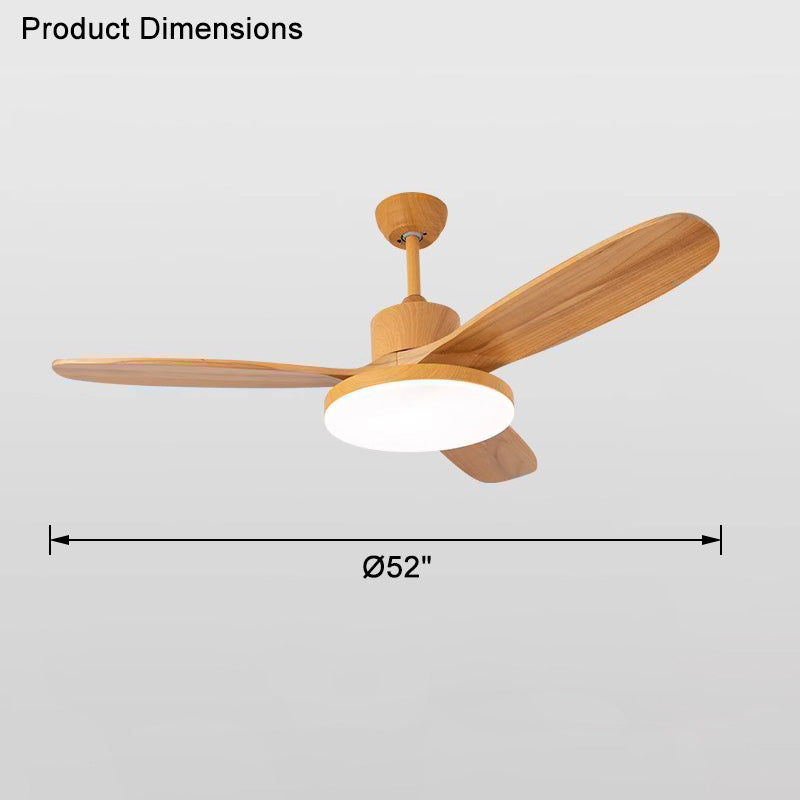 WOMO Ventilateur de plafond 3 Bois Pales-WM5090