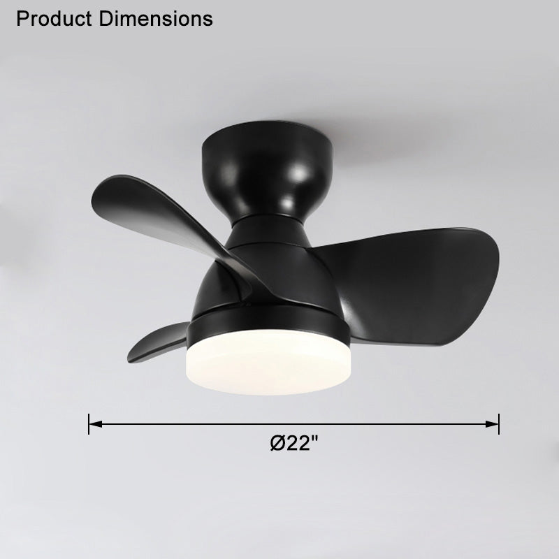 WOMO Petit Ventilateur de plafond Faible Hauteur-WM5114