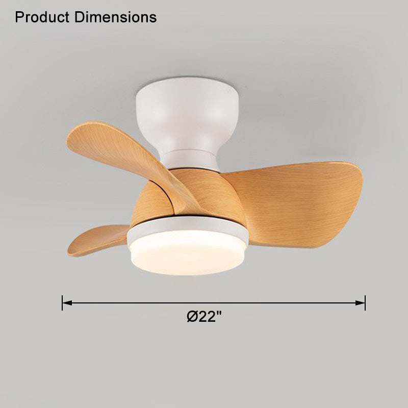 WOMO Petit Ventilateur de plafond Faible Hauteur-WM5114