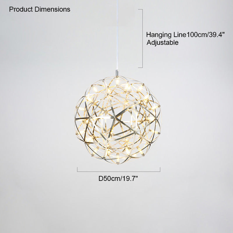 WOMO Lustre Planete Boule Decoratif-WM2091