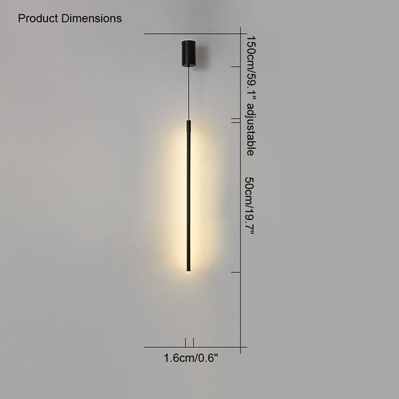 WOMO Suspension Fine Tube Led Chambre-WM2007