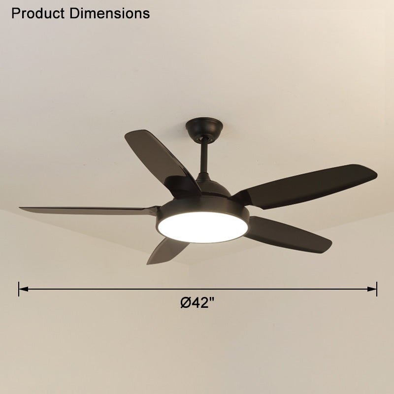 Lampe de ventilateur de plafond WOMO 5 pales-WM5101