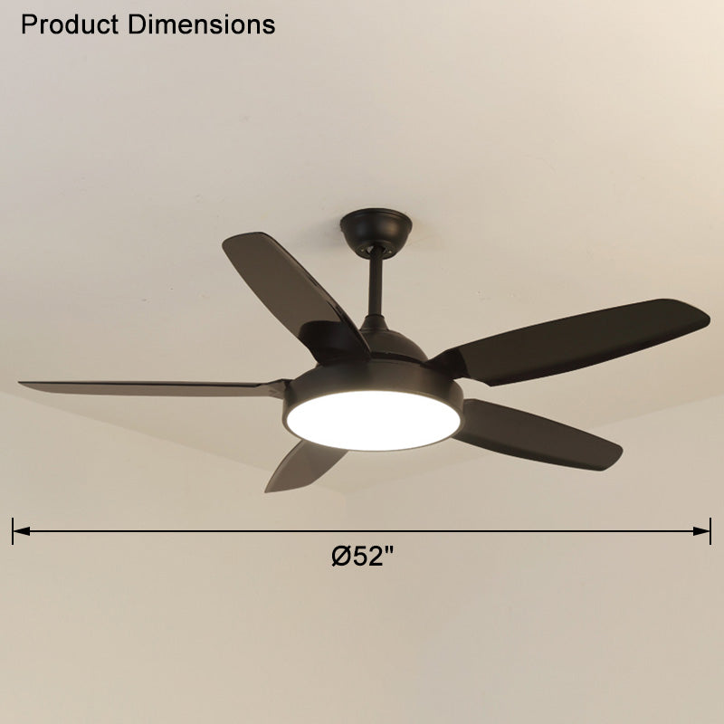 Lampe de ventilateur de plafond WOMO 5 pales-WM5101