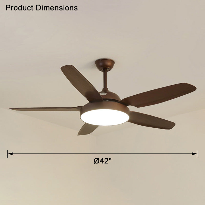 Lampe de ventilateur de plafond WOMO 5 pales-WM5101