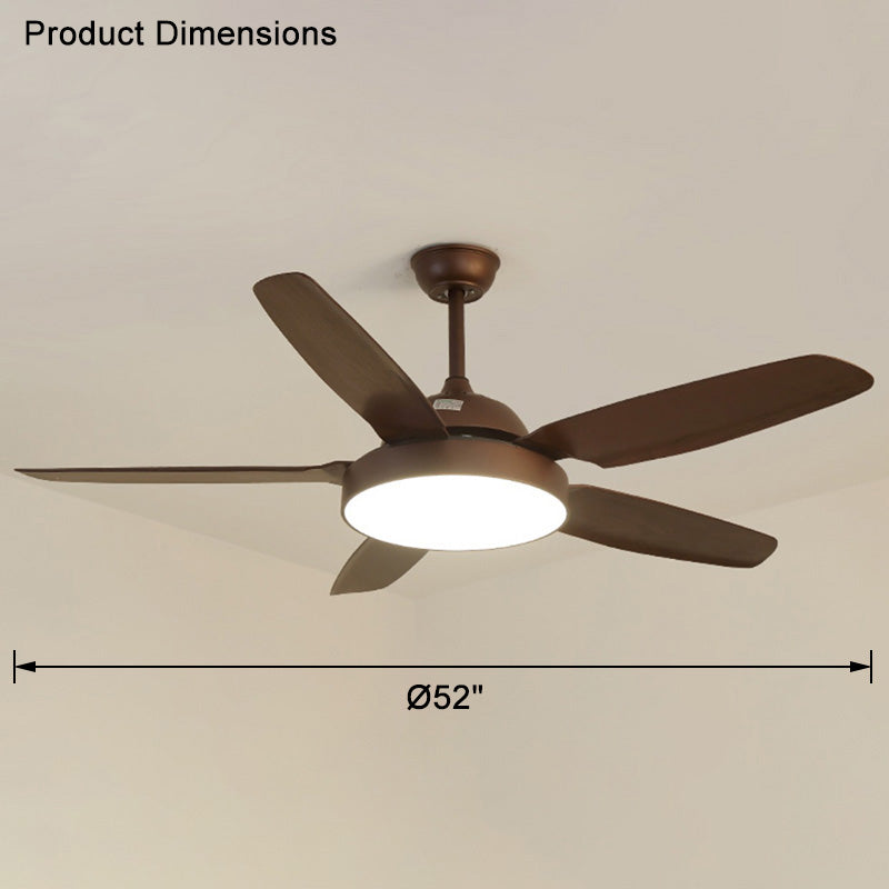Lampe de ventilateur de plafond WOMO 5 pales-WM5101
