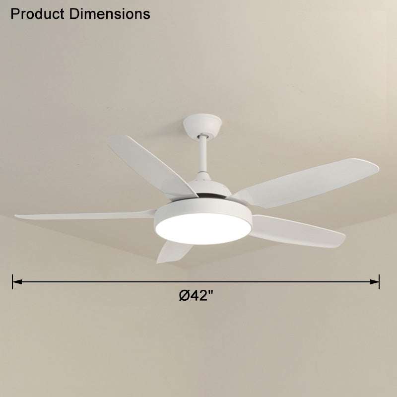Lampe de ventilateur de plafond WOMO 5 pales-WM5101