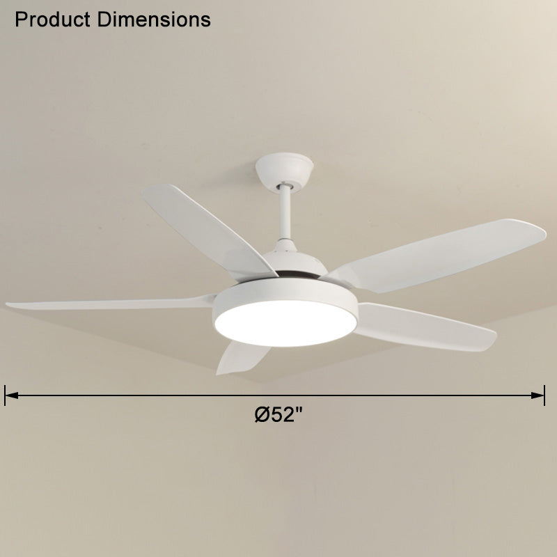 Lampe de ventilateur de plafond WOMO 5 pales-WM5101
