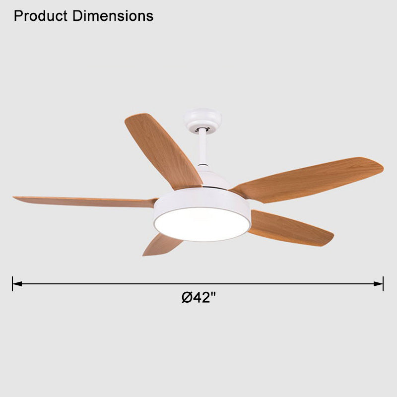 Lampe de ventilateur de plafond WOMO 5 pales-WM5101