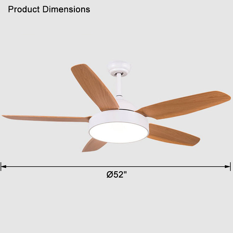 Lampe de ventilateur de plafond WOMO 5 pales-WM5101