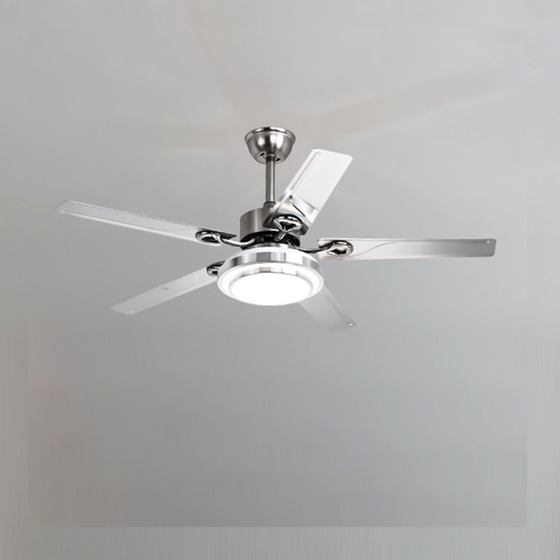 Lampe de ventilateur de plafond en acier inoxydable WOMO Slimline-WM5112