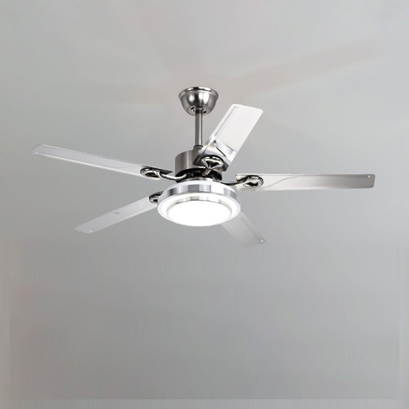 Lampe de ventilateur de plafond en acier inoxydable WOMO Slimline-WM5112