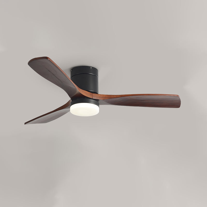 WOMO 3 Wood Blade Hugger Lampe de ventilateur de plafond-WM5116