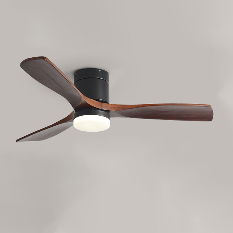 WOMO 3 Wood Blade Hugger Lampe de ventilateur de plafond-WM5116