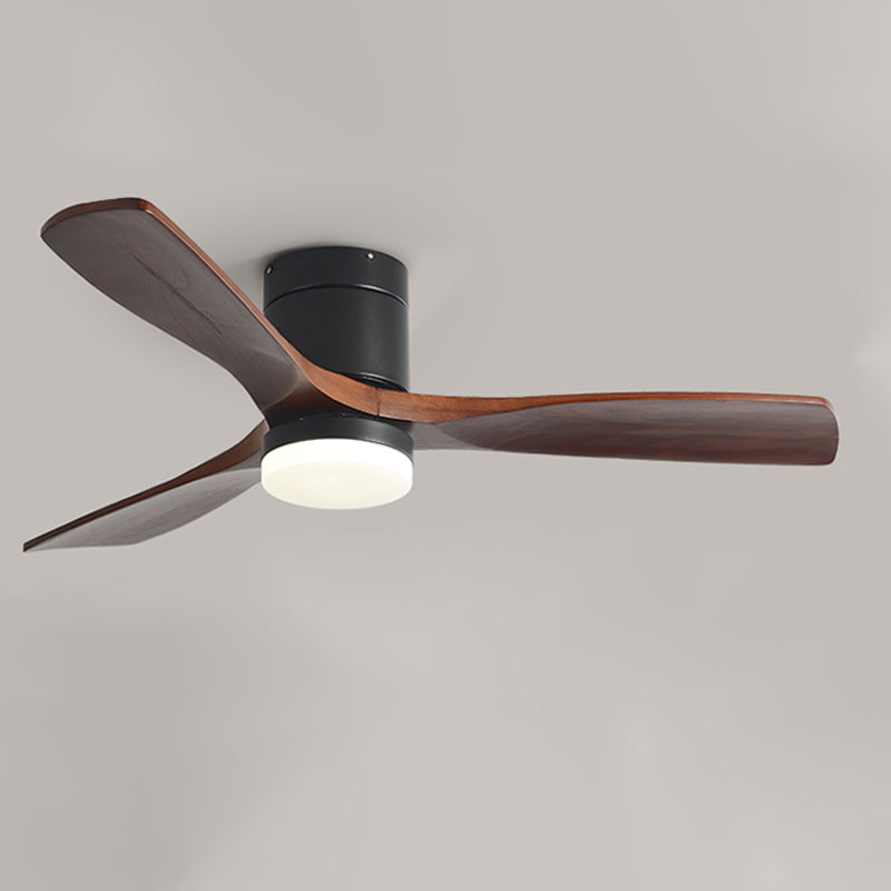 WOMO 3 Wood Blade Hugger Lampe de ventilateur de plafond-WM5116
