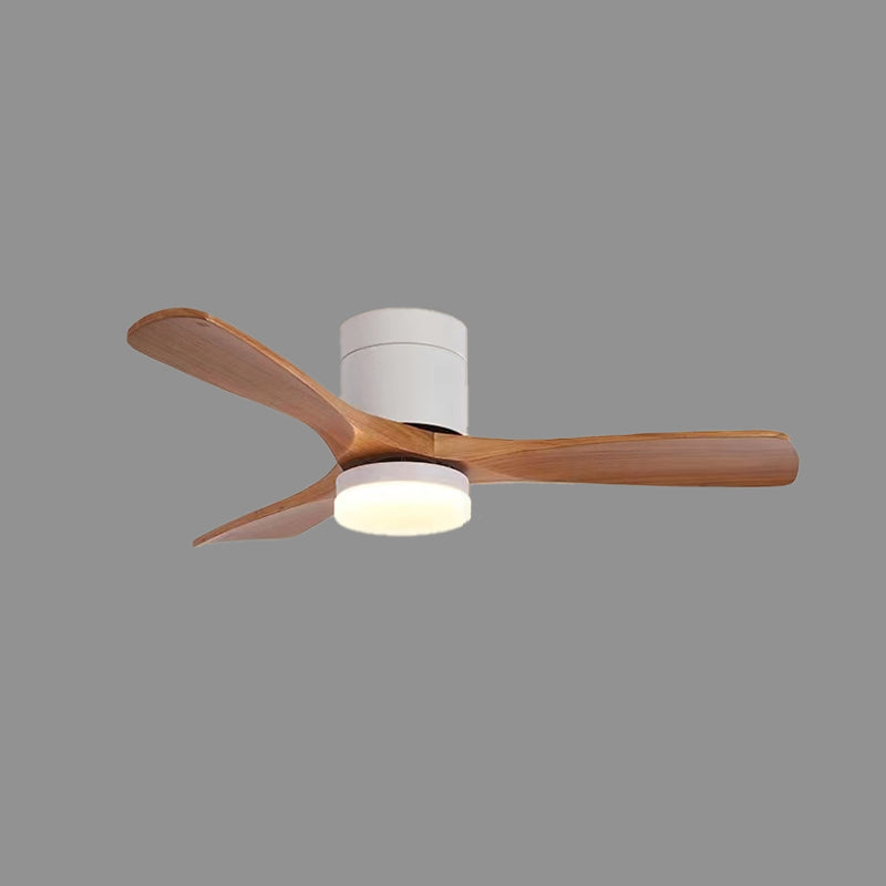 WOMO 3 Wood Blade Hugger Lampe de ventilateur de plafond-WM5116