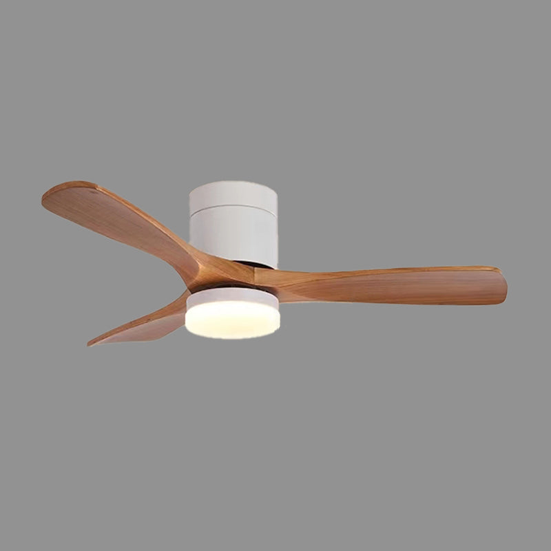 WOMO 3 Wood Blade Hugger Lampe de ventilateur de plafond-WM5116