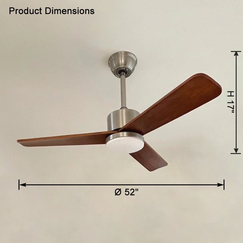 WOMO Ventilateur de plafond 3 Pales Metal-WM5117