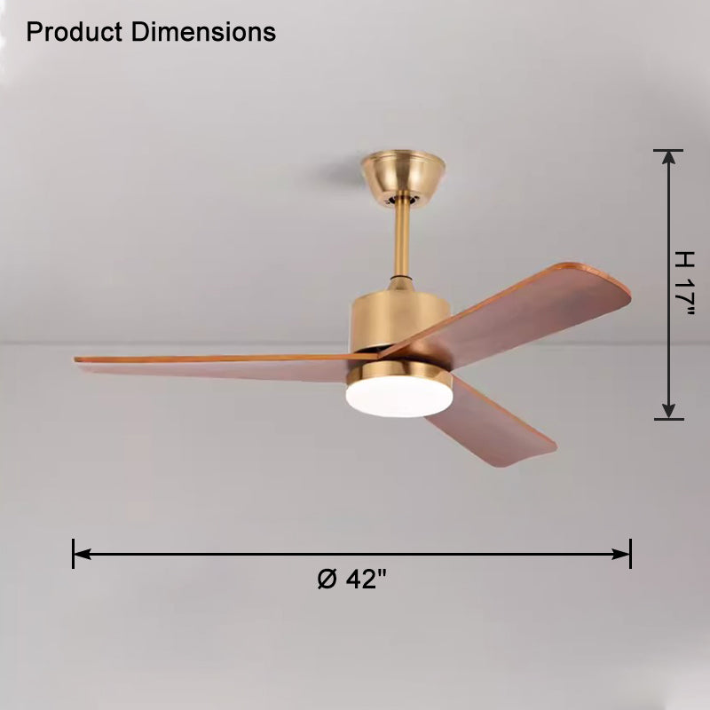 WOMO Ventilateur de plafond 3 Pales Metal-WM5117