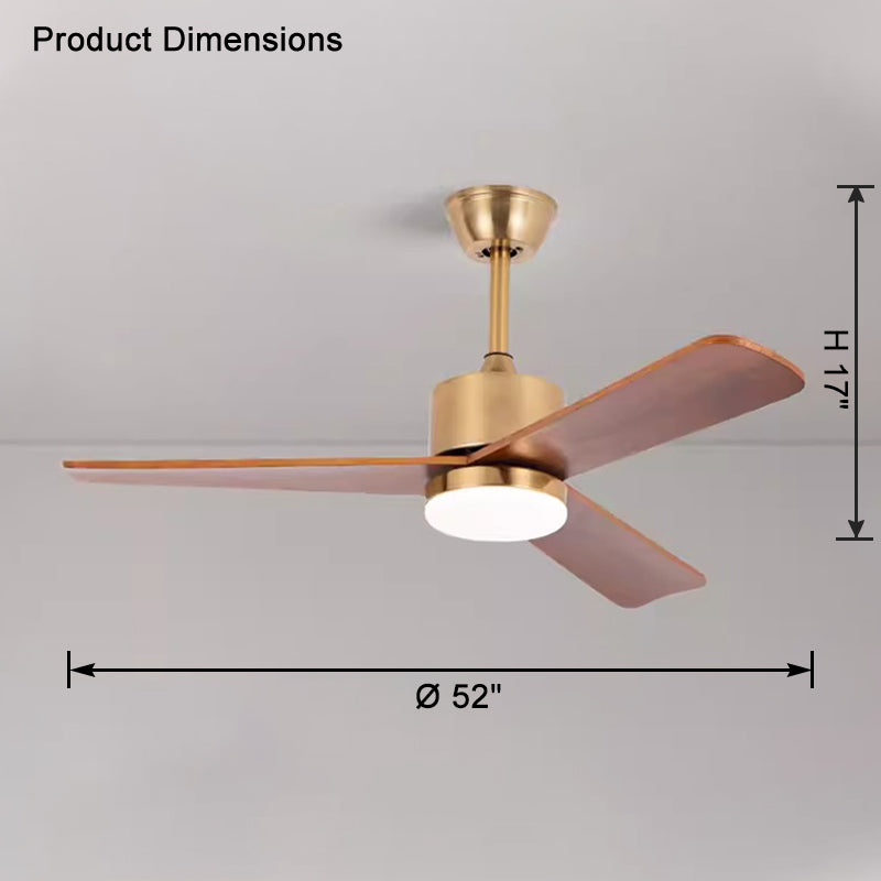 WOMO Ventilateur de plafond 3 Pales Metal-WM5117