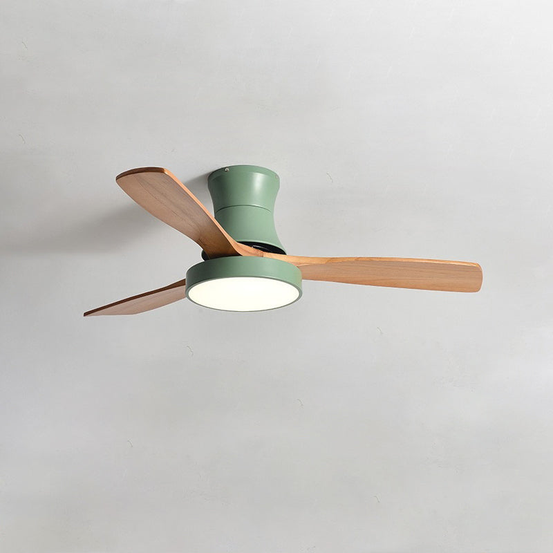 WOMO 3 Wood Blade Hugger Lampe de ventilateur de plafond-WM5120