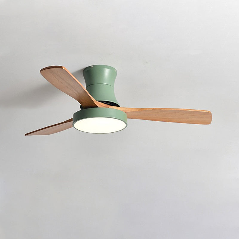 WOMO 3 Wood Blade Hugger Lampe de ventilateur de plafond-WM5120