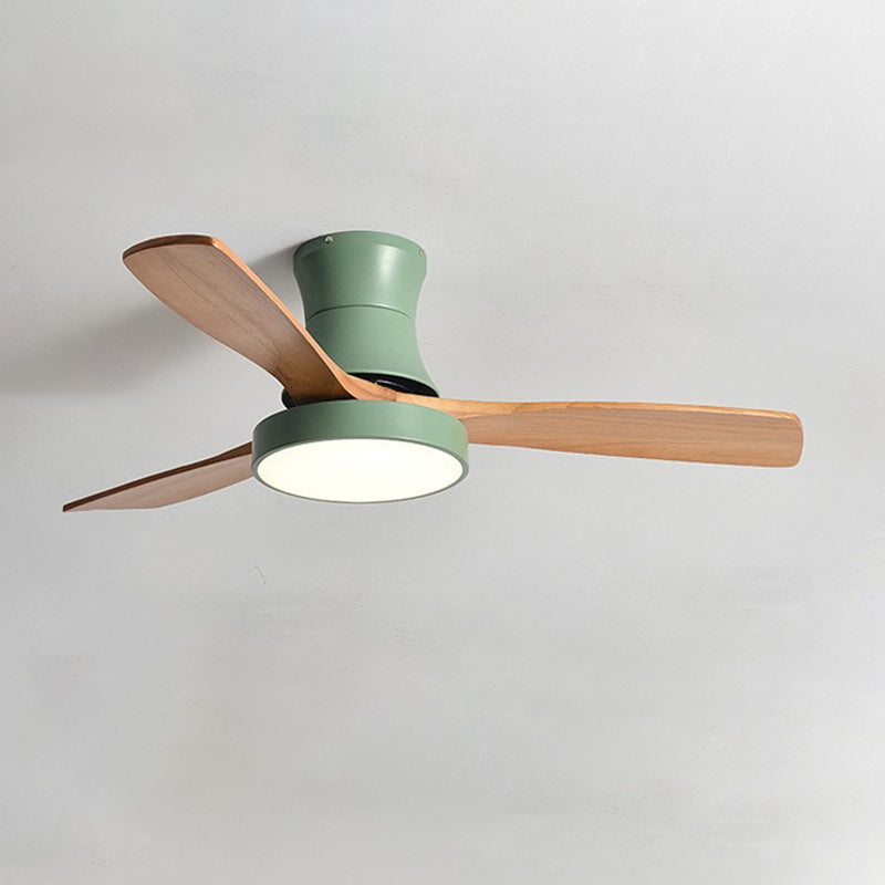 WOMO 3 Wood Blade Hugger Lampe de ventilateur de plafond-WM5120