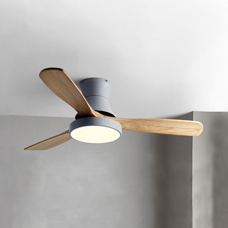 WOMO 3 Wood Blade Hugger Lampe de ventilateur de plafond-WM5120