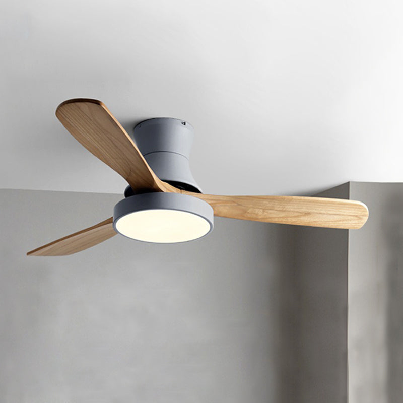 WOMO 3 Wood Blade Hugger Lampe de ventilateur de plafond-WM5120