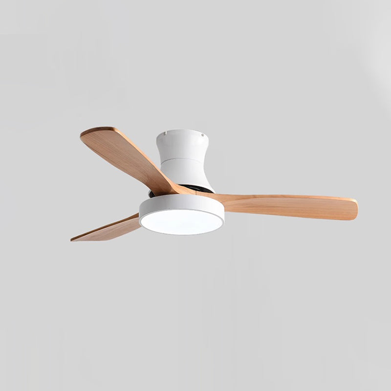 WOMO 3 Wood Blade Hugger Lampe de ventilateur de plafond-WM5120
