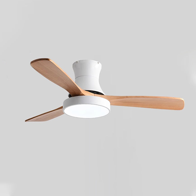 WOMO 3 Wood Blade Hugger Lampe de ventilateur de plafond-WM5120