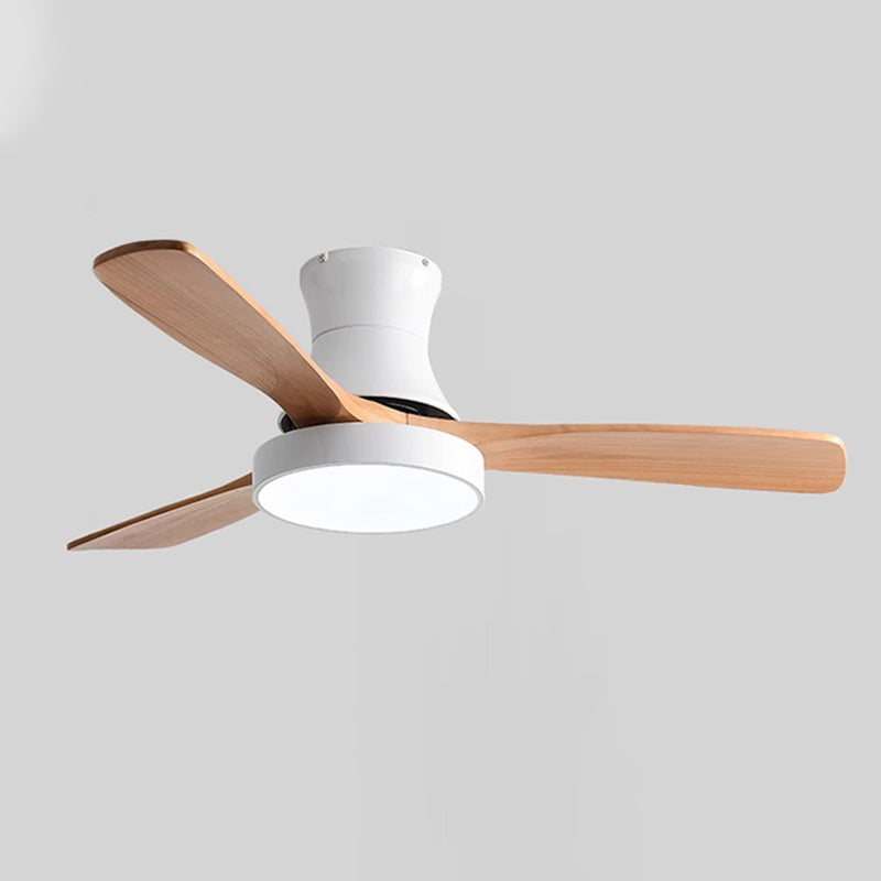 WOMO 3 Wood Blade Hugger Lampe de ventilateur de plafond-WM5120