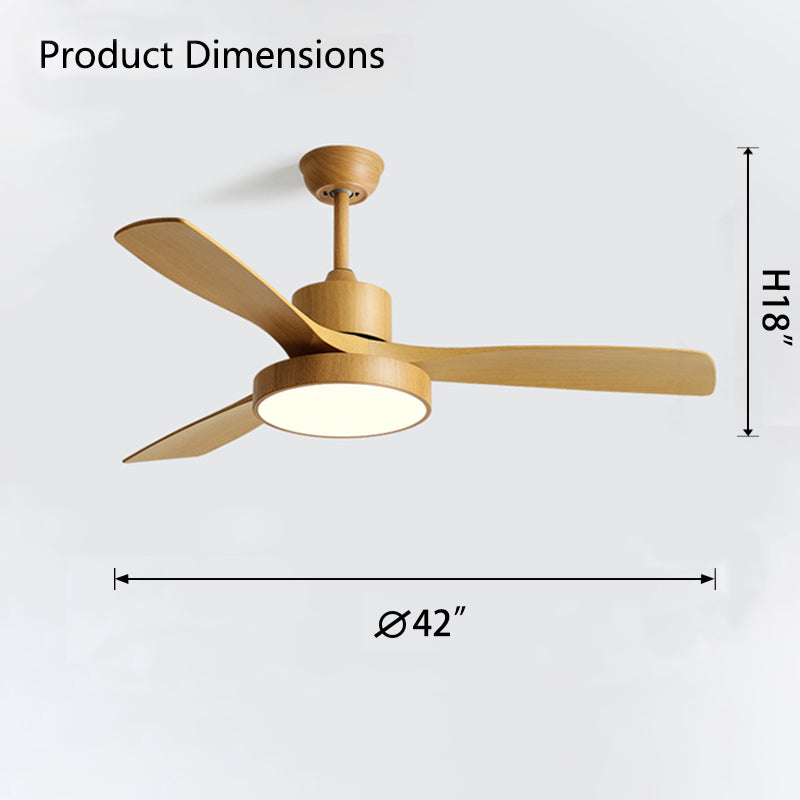 Lampe de ventilateur de plafond moderne WOMO 3 pales-WM5123