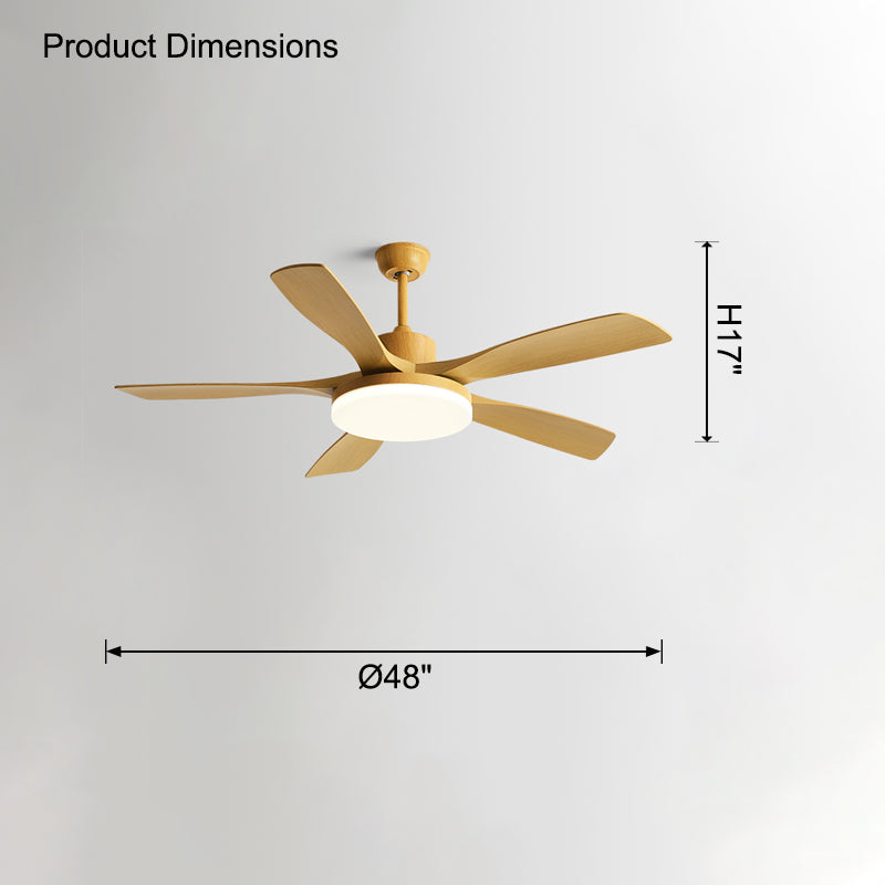 WOMO Ventilateur de plafond 5 Pales-WM5125