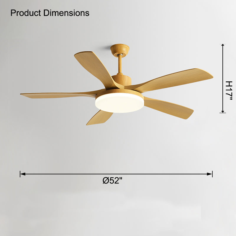 WOMO Ventilateur de plafond 5 Pales-WM5125