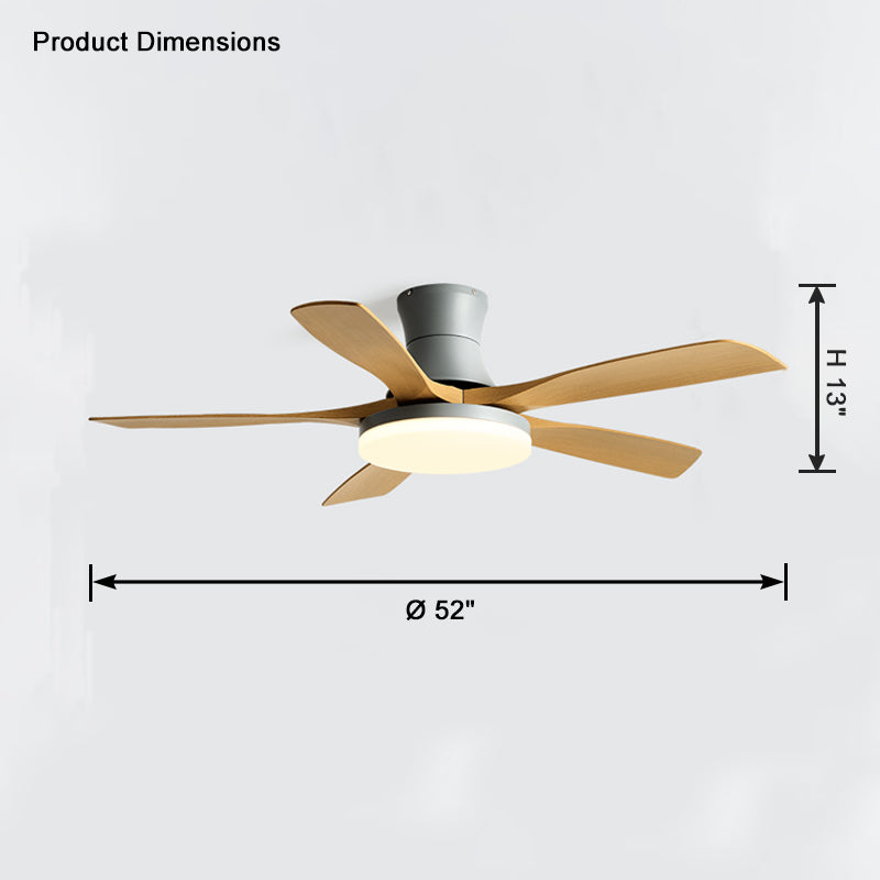 WOMO 5-Blade Modern Ceiling Fan-WM5126