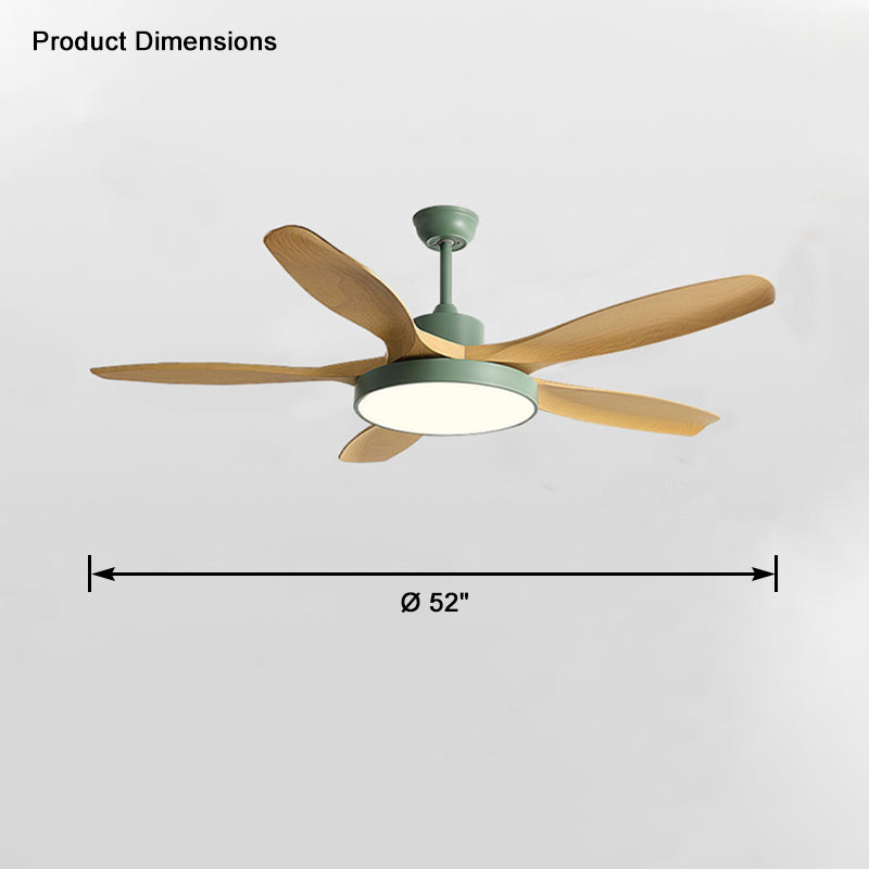 Lampe de ventilateur de plafond moderne WOMO 5 pales-WM5129