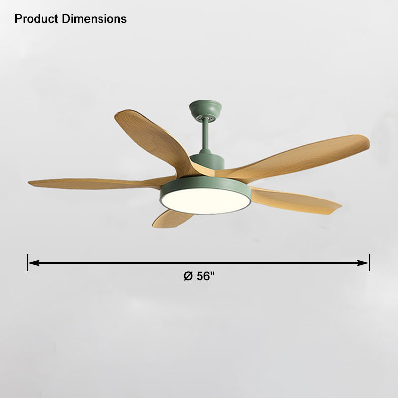 Lampe de ventilateur de plafond moderne WOMO 5 pales-WM5129