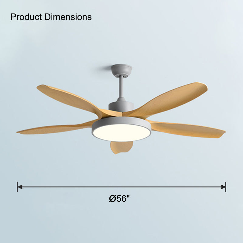 Lampe de ventilateur de plafond moderne WOMO 5 pales-WM5129